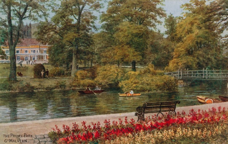 Priory Park, Great Malvern autorstwa Alfred Robert Quinton