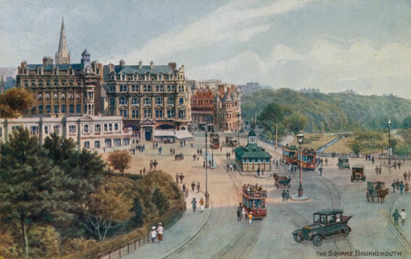 Plac, Bournemouth autorstwa Alfred Robert Quinton