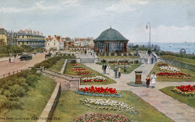 Zatopione ogrody, Clacton-on-Sea autorstwa Alfred Robert Quinton