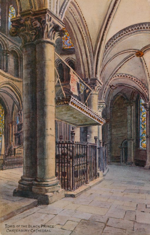 Grobowiec Czarnego Księcia, Katedra w Canterbury autorstwa Alfred Robert Quinton