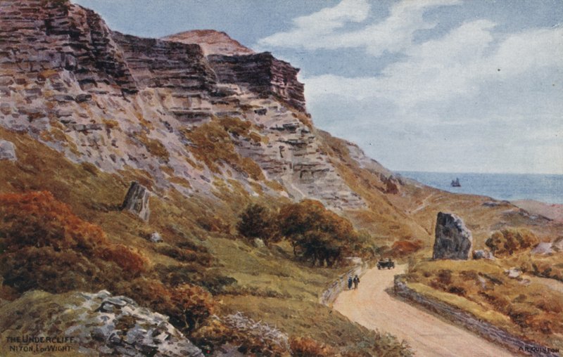 Undercliff, Niton, ja z Wight autorstwa Alfred Robert Quinton