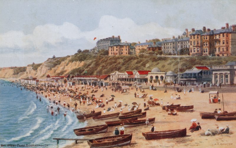 The West Cliff, Bournemouth autorstwa Alfred Robert Quinton