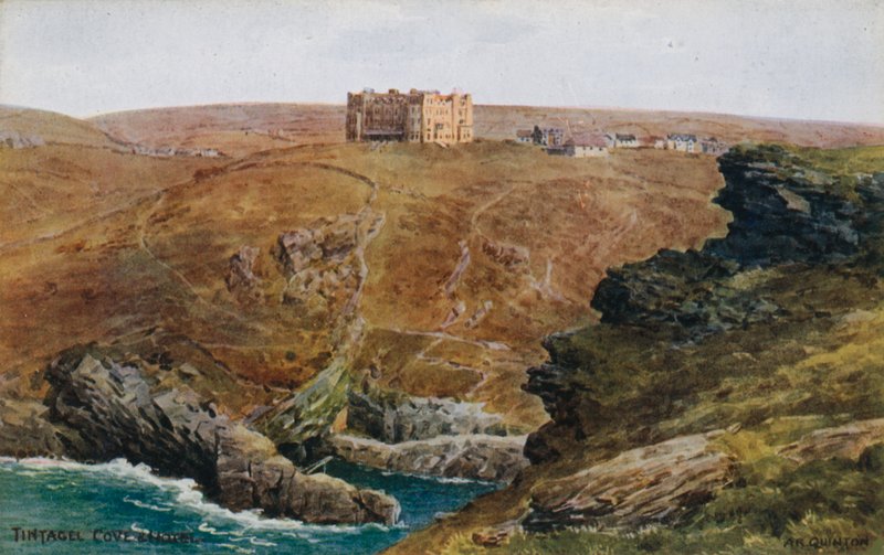 Tintagel, Cove i hotel autorstwa Alfred Robert Quinton