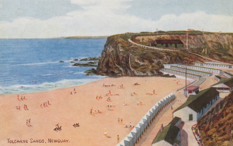 Tolcarne Sands, Newquay autorstwa Alfred Robert Quinton