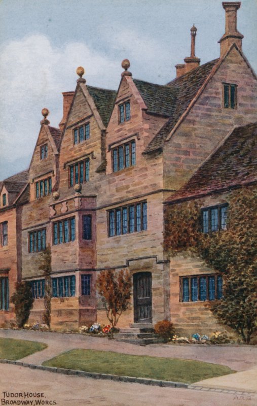 Tudor House, Broadway, Worcs autorstwa Alfred Robert Quinton