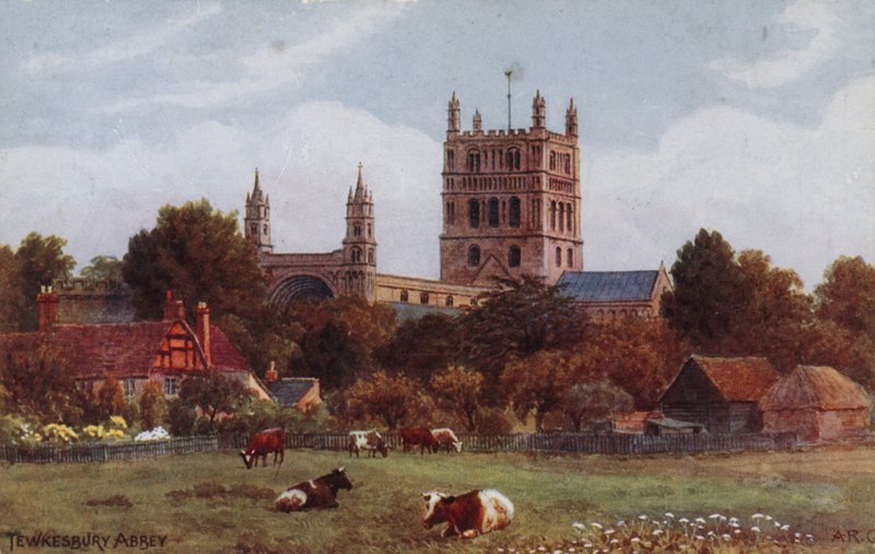 Opactwo Tewkesbury autorstwa Alfred Robert Quinton