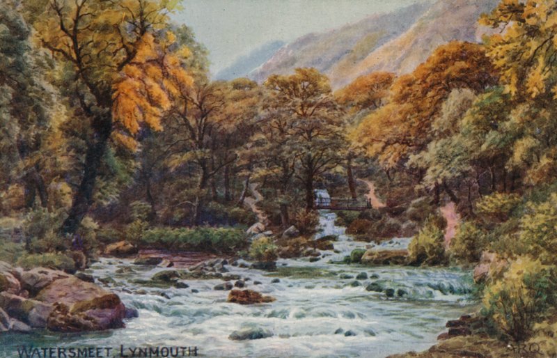 Watersmeet, Lynmouth autorstwa Alfred Robert Quinton