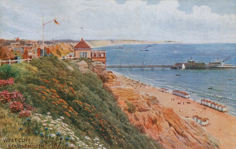 Zachodni Klif, Bournemouth autorstwa Alfred Robert Quinton