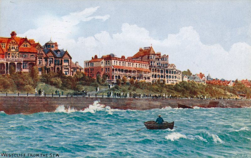 Westcliff od morza autorstwa Alfred Robert Quinton