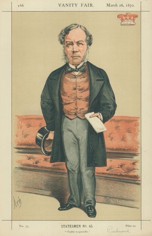 Wicehrabia Ranelagh, Wysoce szanowany, 26 marca 1870, komiks Vanity Fair autorstwa Alfred Thompson