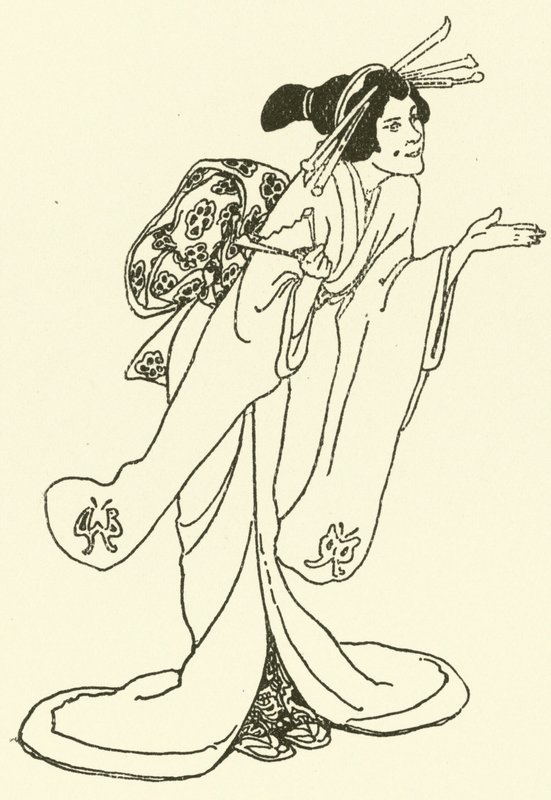 Ilustracja do The Story of The Mikado (grawerowanie) autorstwa Alice Bolingbroke (after) Woodward
