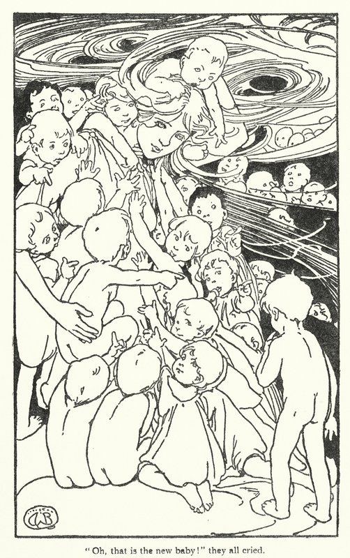 Ilustracja do książki The Water-Babies autorstwa Charlesa Kingsleya (litografia) autorstwa Alice Bolingbroke (after) Woodward