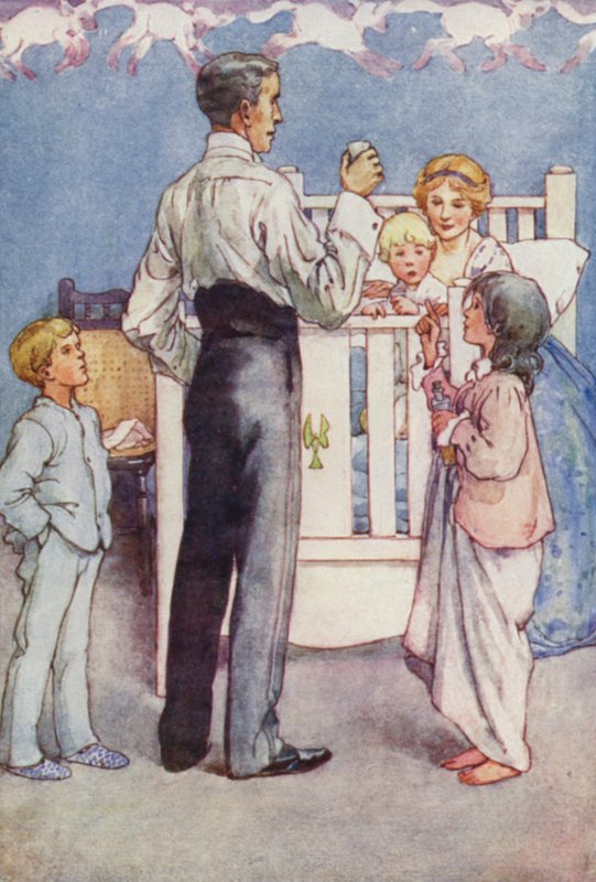 Mr Darling tylko udawał (litografia kolorowa) autorstwa Alice Bolingbroke (after) Woodward