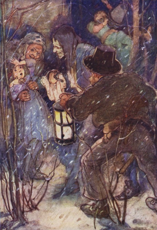 Zajęty przez jednego ze śniadych Zbirów (litografia kolorowa) autorstwa Alice Bolingbroke (after) Woodward
