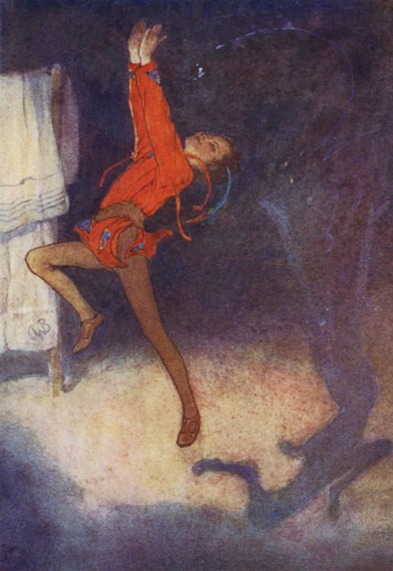 Cień pięknie się trzymał (litografia kolorowa) autorstwa Alice Bolingbroke (after) Woodward