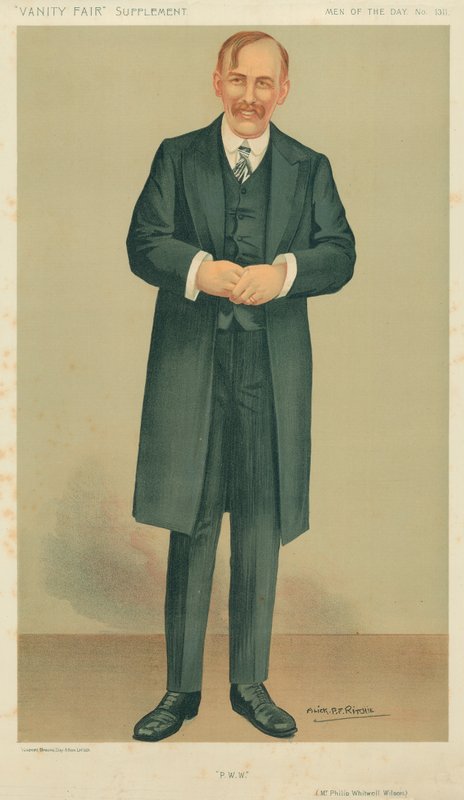 Pan Philip Whitwell-Wilson, PWW, 27 grudnia 1911, rysunek Vanity Fair autorstwa Alick P. F. Ritchie