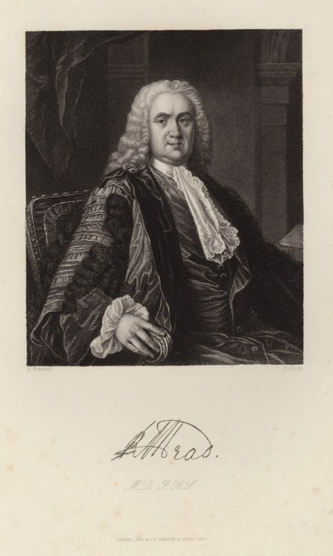Ryszard Mead, 1847 autorstwa Allan Ramsay