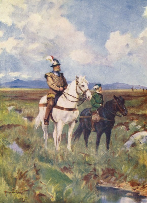 Kinmont Willie (druk kolorowy) autorstwa Allan Stewart