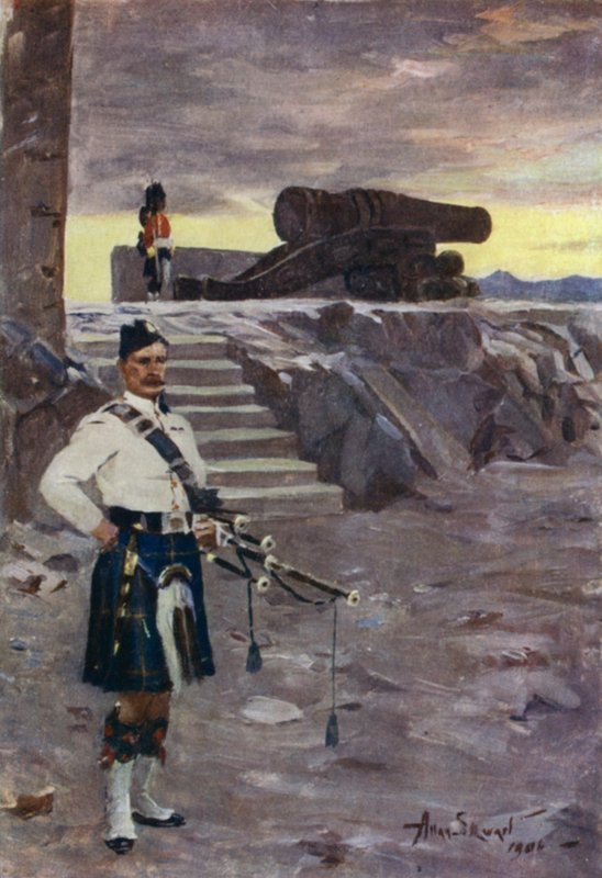 Mons Meg (kolor lito) autorstwa Allan Stewart