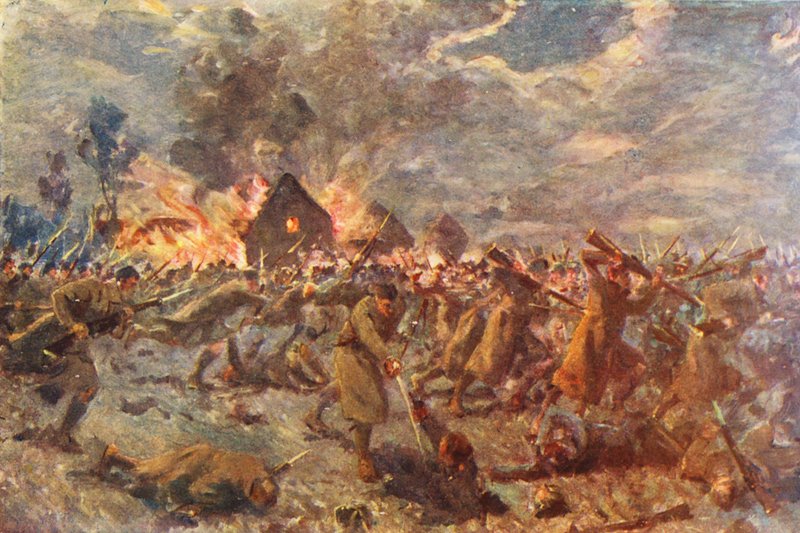 WW1: Szarża na bagnety londyńskich Szkotów pod Messines, Hallowe