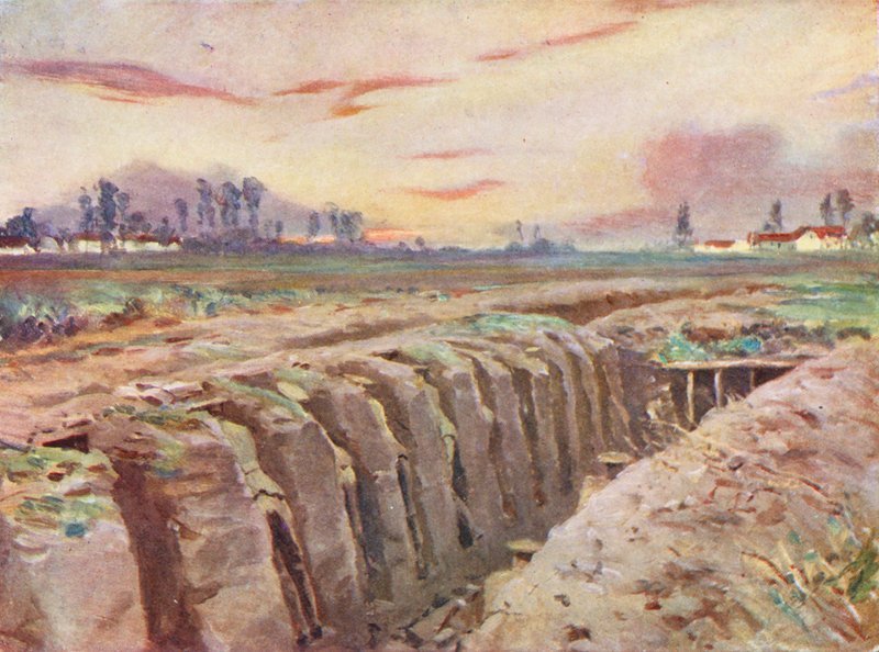 WW1: Brytyjskie okopy we Flandrii autorstwa Allan Stewart