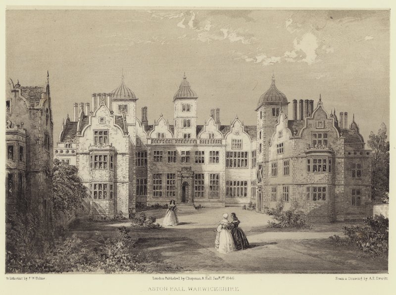 Aston Hall, Warwickshire autorstwa Allen Edward Everitt