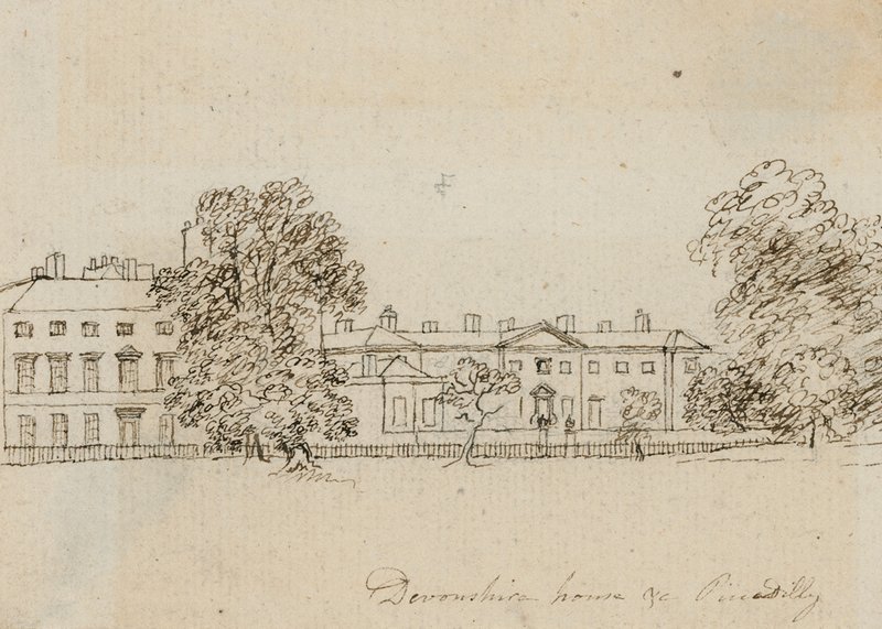 Devonshire House, Piccadilly, Londyn autorstwa Alois Schonn