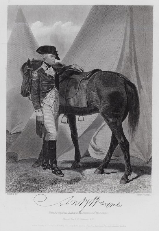 Anthony Wayne (rycina) autorstwa Alonzo (after) Chappel