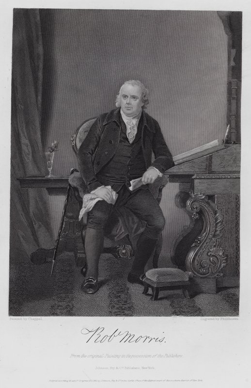 Robert Morris (Grawerowanie) autorstwa Alonzo (after) Chappel