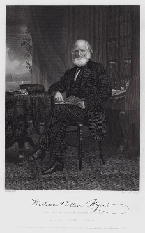 William Cullen Bryant (Grawerowanie) autorstwa Alonzo (after) Chappel