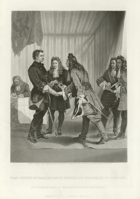 Karol Szwedzki i Stanisław autorstwa Alonzo Chappel