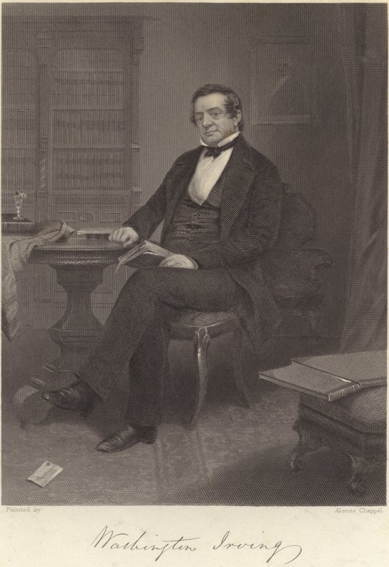 Washington Irving autorstwa Alonzo Chappel
