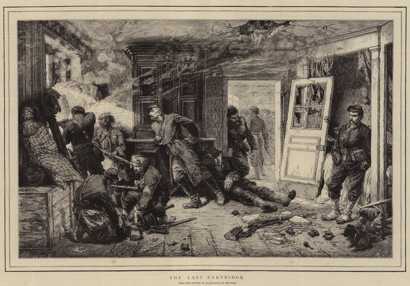 Ostatni nabój autorstwa Alphonse Marie de Neuville