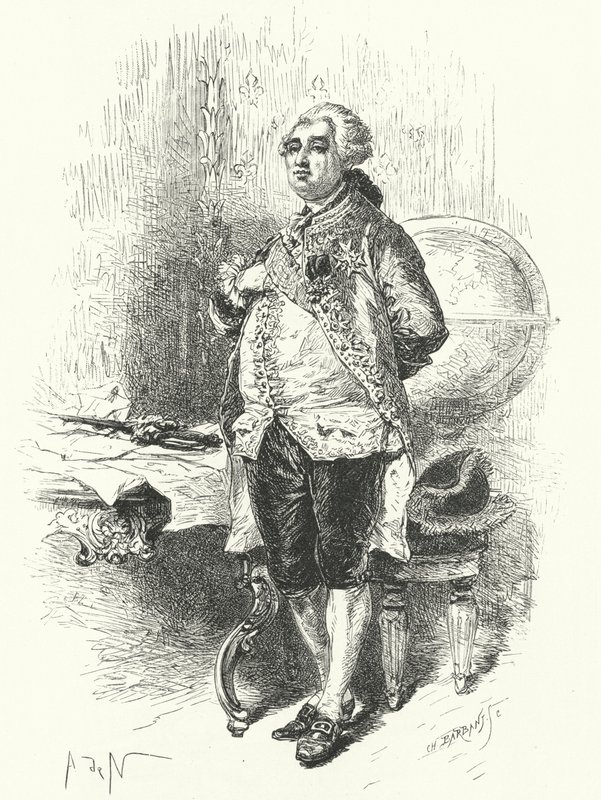 Król Francji Ludwik XVI autorstwa Alphonse Marie de after Neuville