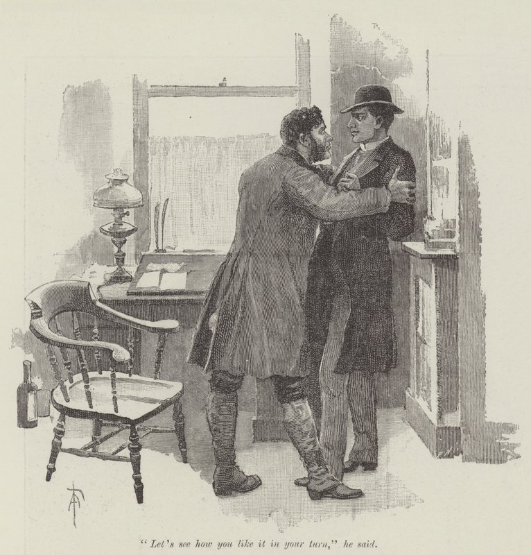 Ślepa miłość — Wilkie Collins autorstwa Amedee Forestier