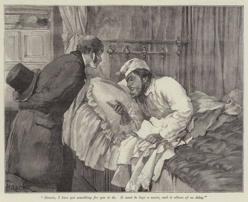 Ślepa miłość — Wilkie Collins autorstwa Amedee Forestier