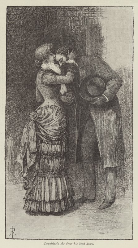 Ślepa miłość — Wilkie Collins autorstwa Amedee Forestier