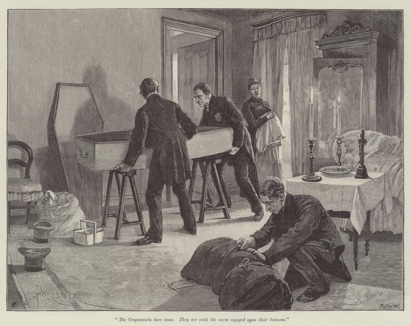 Ślepa miłość, Wilkie Collins autorstwa Amedee Forestier