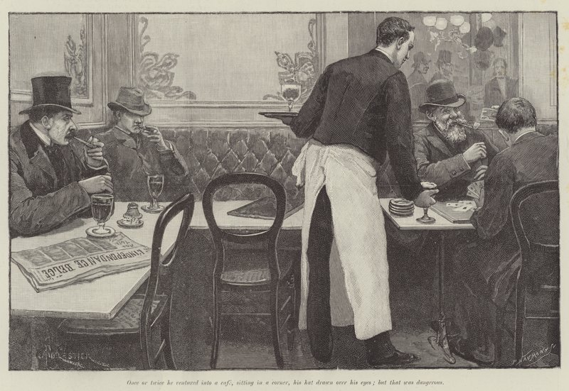 Ślepa miłość — Wilkie Collins autorstwa Amedee Forestier