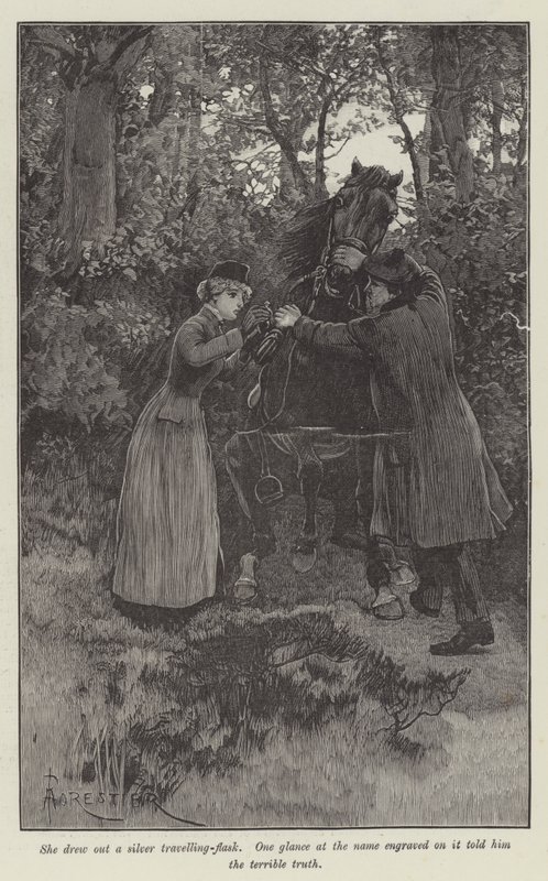 Ślepa miłość — Wilkie Collins autorstwa Amedee Forestier