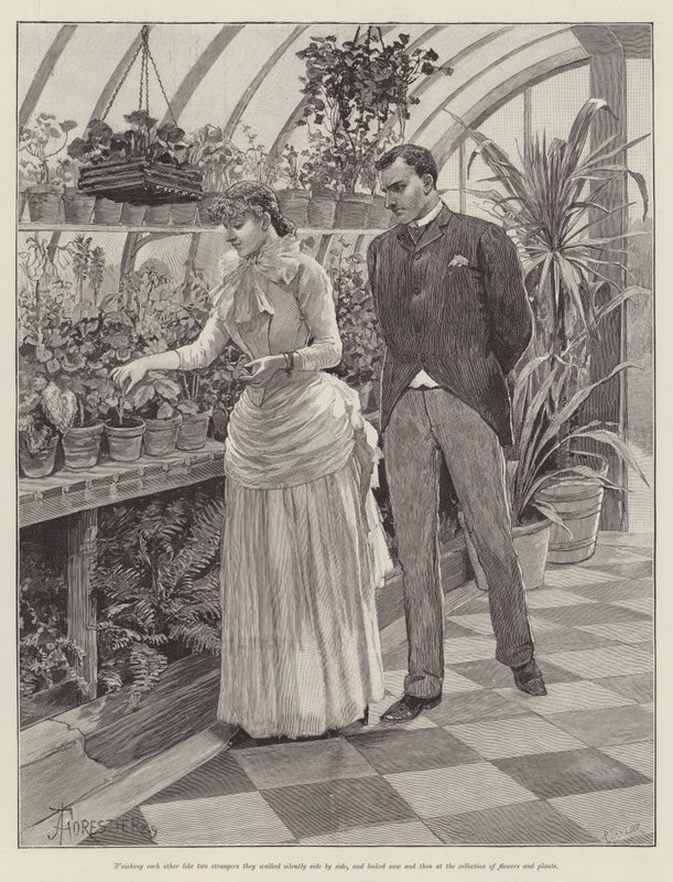 Ślepa miłość — Wilkie Collins autorstwa Amedee Forestier