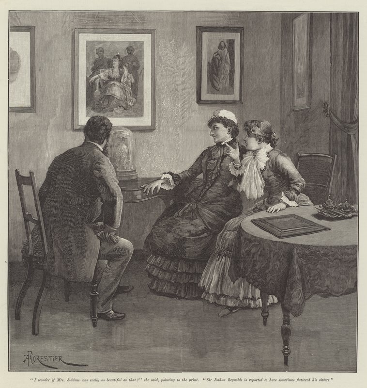 Ślepa miłość — Wilkie Collins autorstwa Amedee Forestier