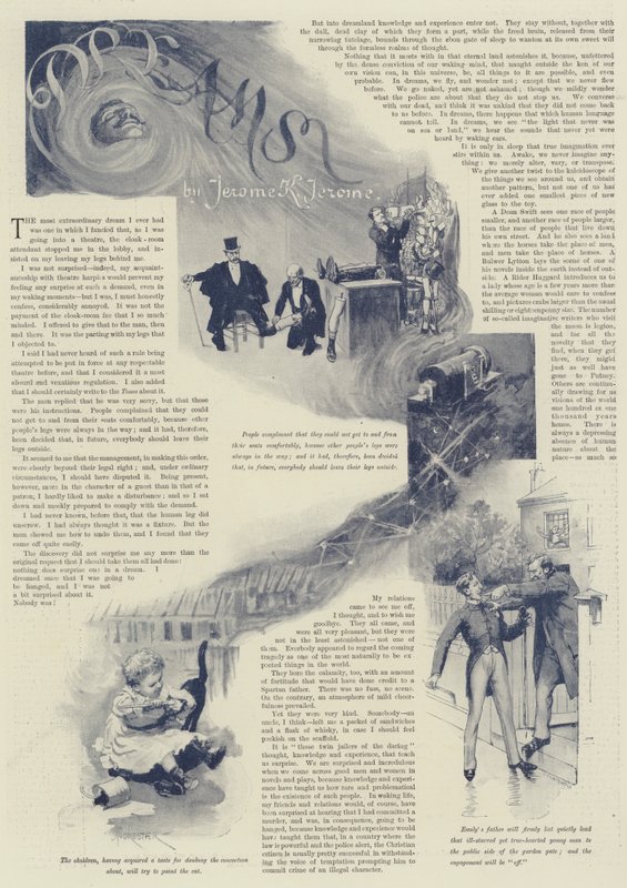 Sny — Jerome K. Jerome autorstwa Amedee Forestier