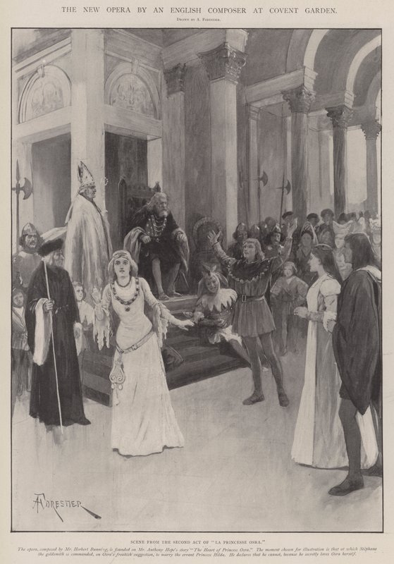 Nowa opera angielskiego kompozytora w Covent Garden autorstwa Amedee Forestier