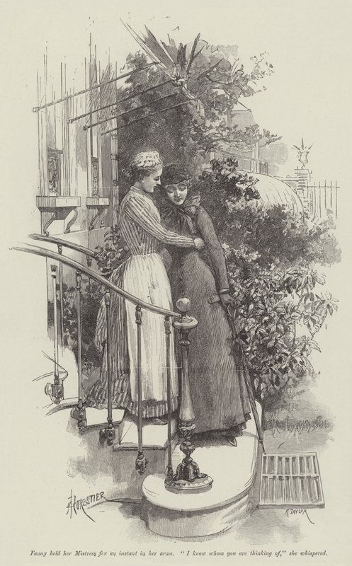 Ślepa miłość, Wilkie Collins autorstwa Amedee Forestier