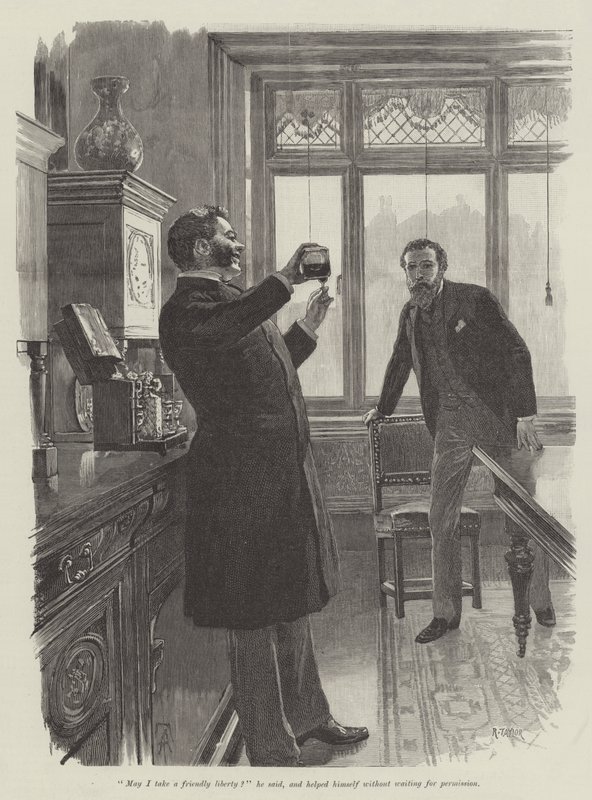 Ślepa miłość — Wilkie Collins autorstwa Amedee Forestier