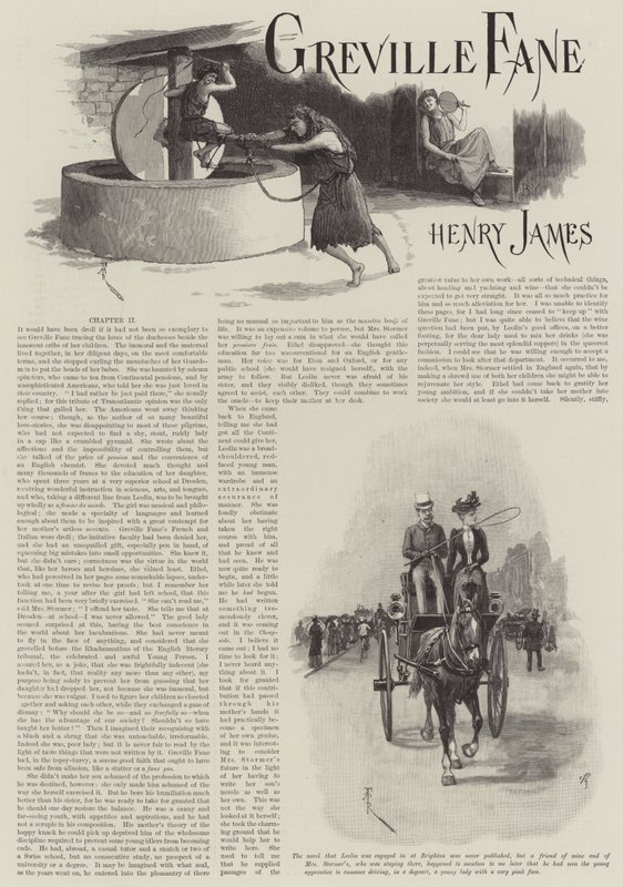 Greville Fane — Henry James autorstwa Amedee Forestier