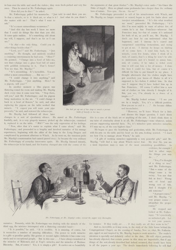 Człowiek, który potrafi czynić cuda — H G Wells autorstwa Amedee Forestier