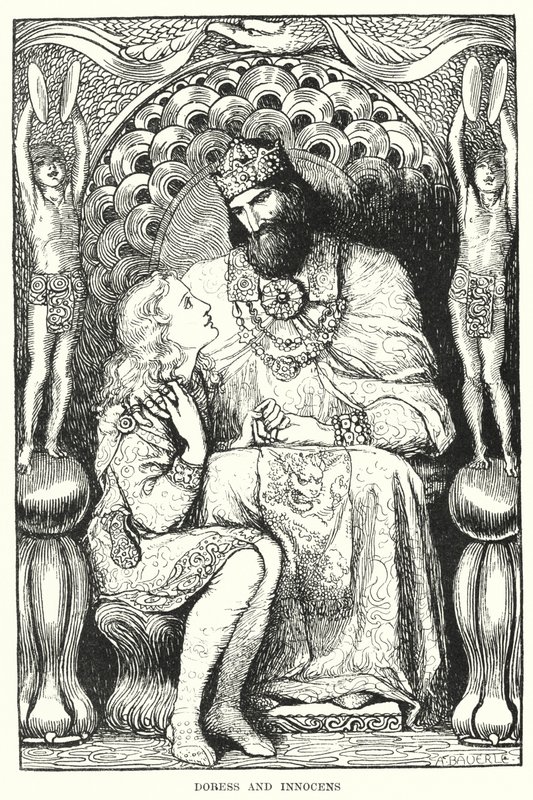 Doress i Innocens (grawerowanie) autorstwa Amelia M. (attr.to) Bowerley or Bauerle
