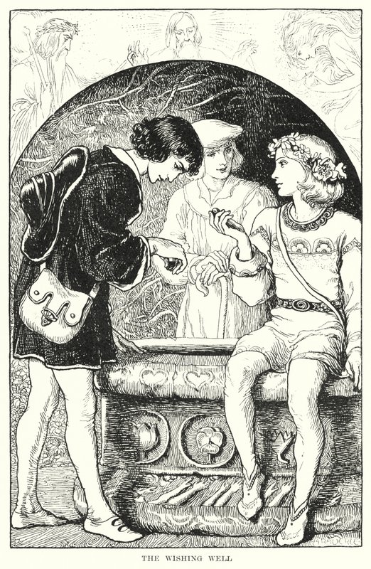 Studnia życzeń (grawerunek) autorstwa Amelia M. (attr.to) Bowerley or Bauerle